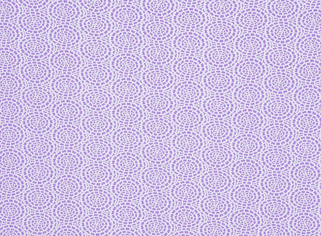 LILAC | 21466-1700 - FLOWER BURNOUT ON TULLE - Zelouf Fabrics