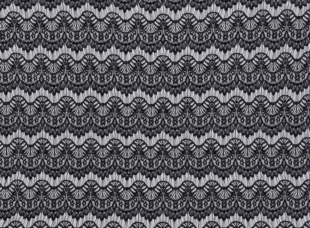 BLACK | 21478 - RUNWAY GALLOON LACE ALL OVER - Zelouf Fabrics