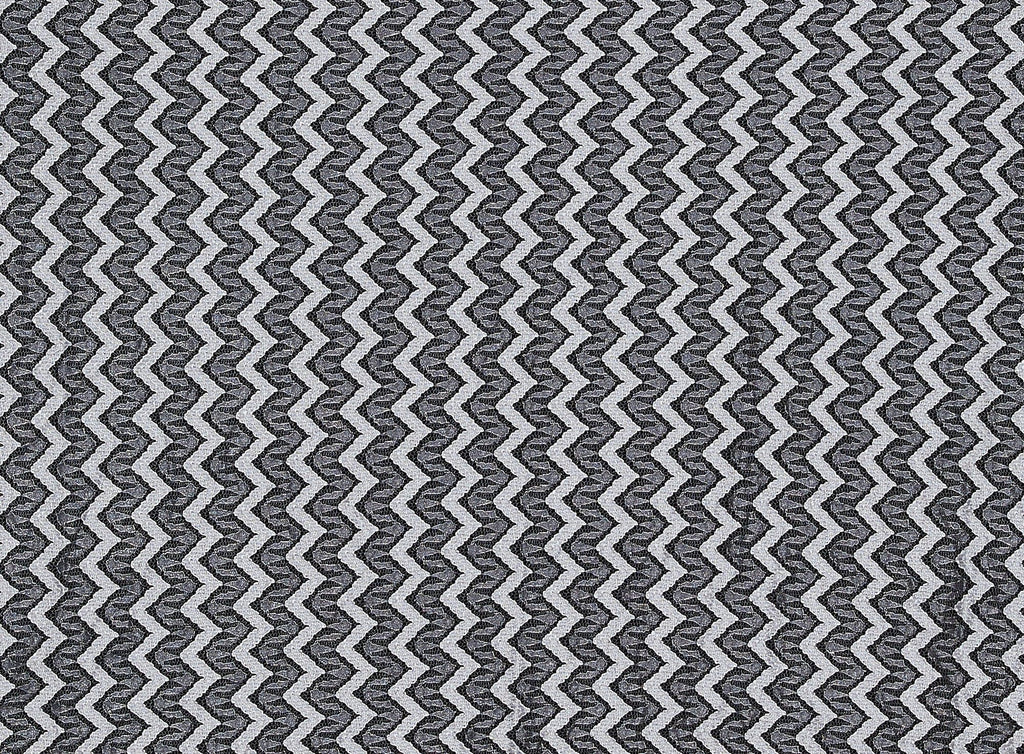 ZIG ZAG LACE WITH FOIL  | 21574-FOIL  - Zelouf Fabrics