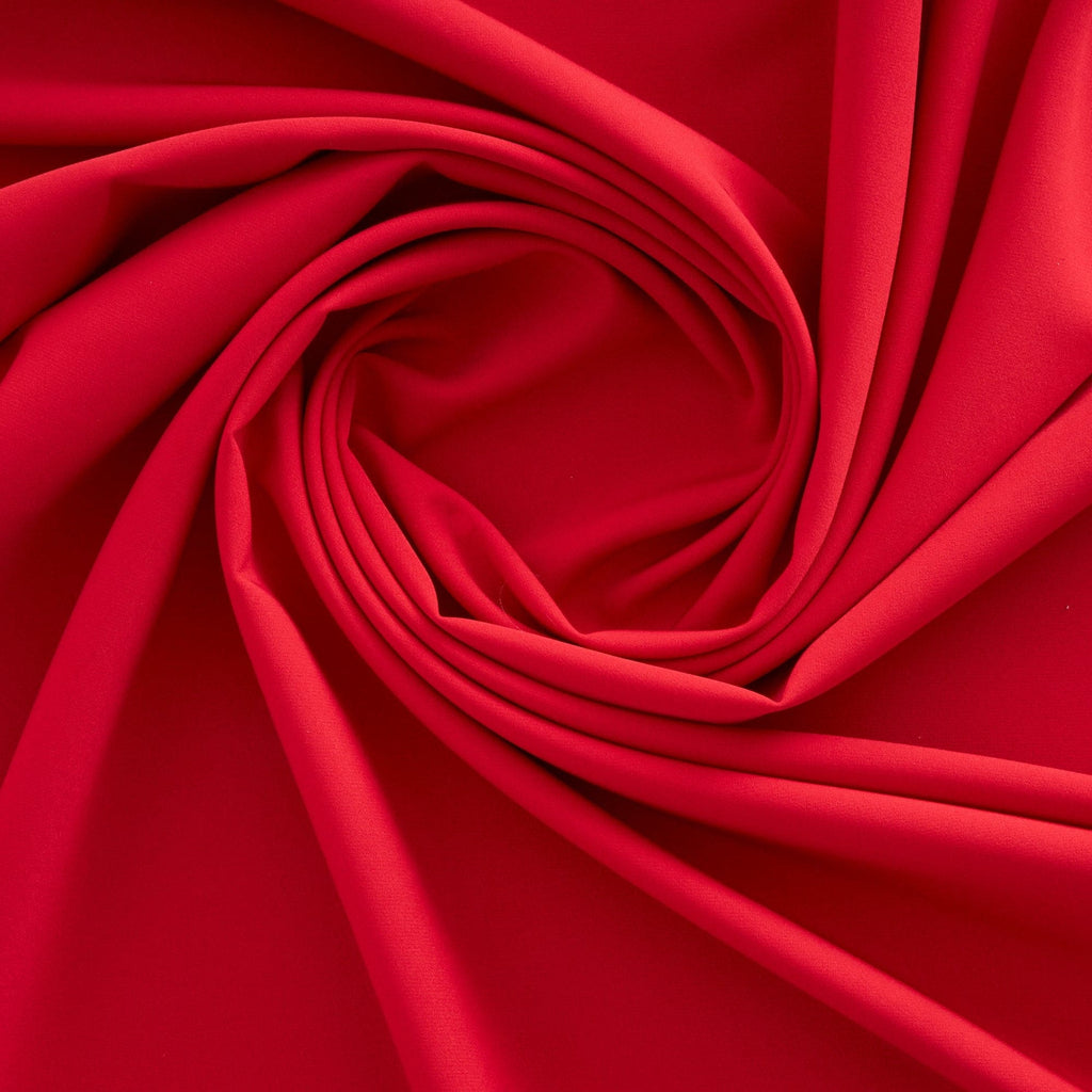 LAGUNA SCUBA KNIT | 3698 AUDACIOUS RED - Zelouf Fabrics