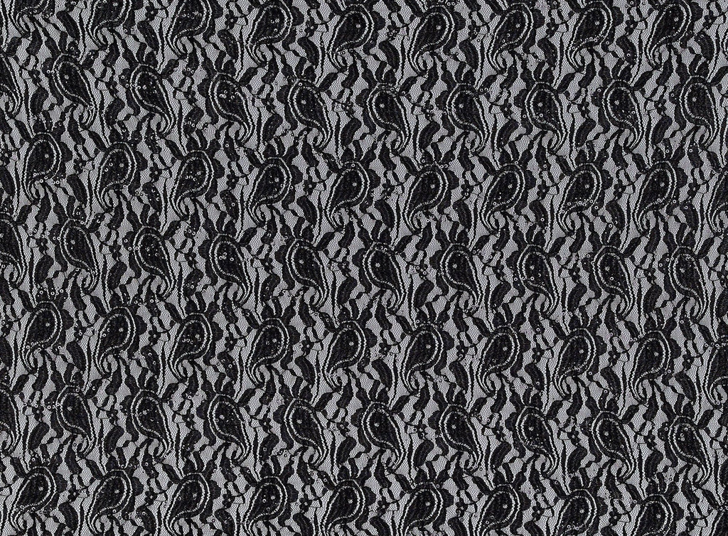 PAISLEY STRETCH LACE W/TRANS  | 21582-TRANS  - Zelouf Fabrics