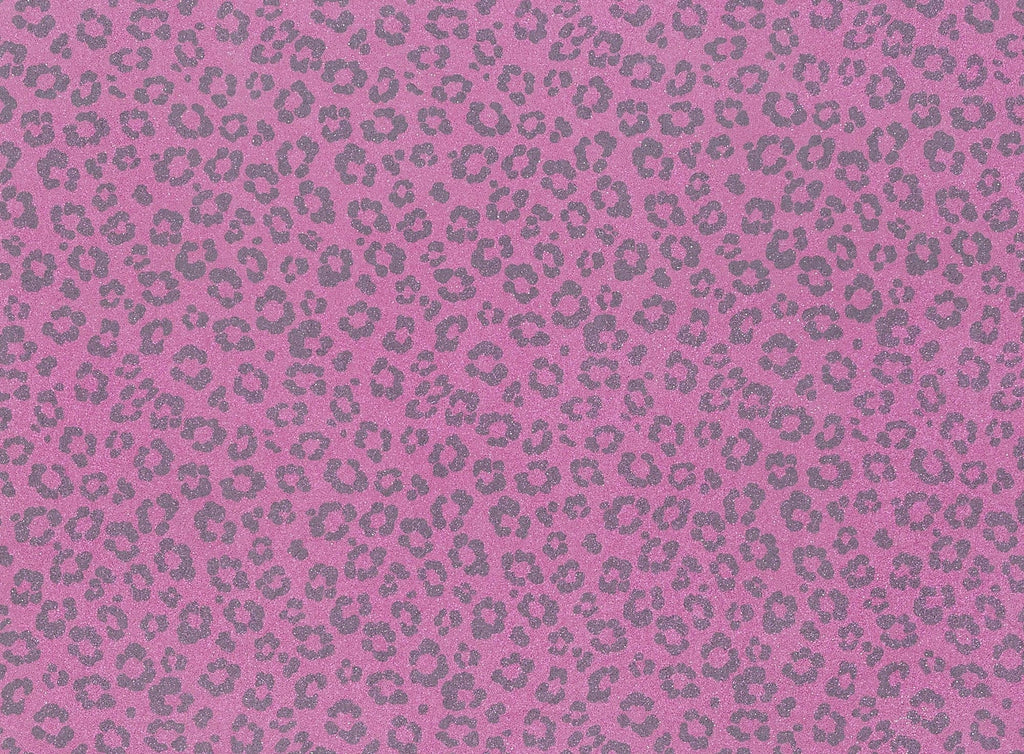 SPOTTED DOG PRINT WITH ROLLER GLITTER ON MJC  | 21621-631  - Zelouf Fabrics