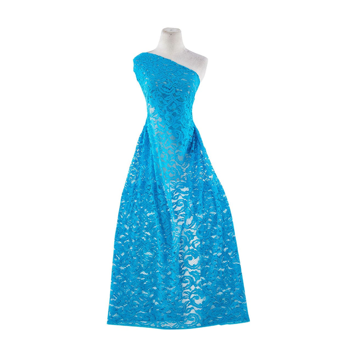 blue juice dress SCROLL LACE Imported.