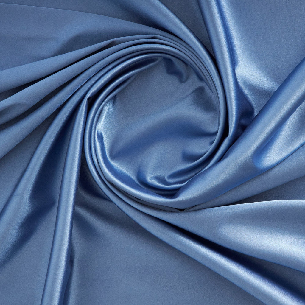 BARCELONA STRETCH SATIN | 25141 LAKE ALLURE - Zelouf Fabrics