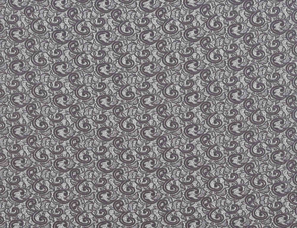 ELEGANT COAL | 21756-GREY - JACQUARD NET STRETCH LACE WITH SEQUINS - Zelouf Fabrics