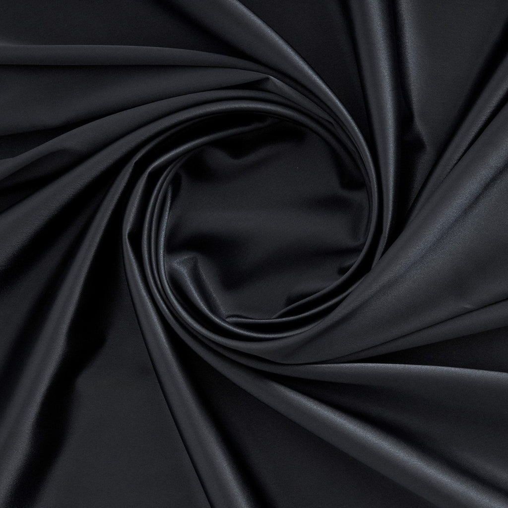 BARCELONA STRETCH SATIN | 25141 STEEL MYSTERY - Zelouf Fabrics