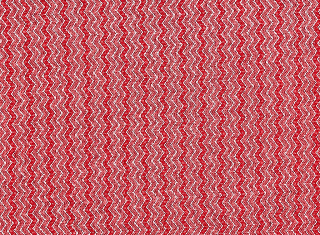 RED | 21789 - CHEVRON LACE - Zelouf Fabrics