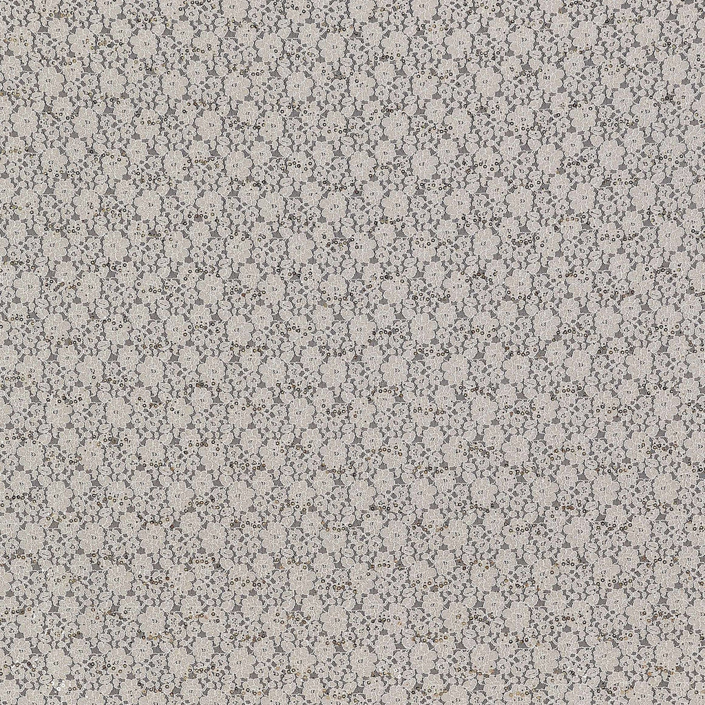 SAND MIST | 21793-TR/GLI/SC - FANCY LACE TRAN GLITTER SCALLOP - Zelouf Fabric