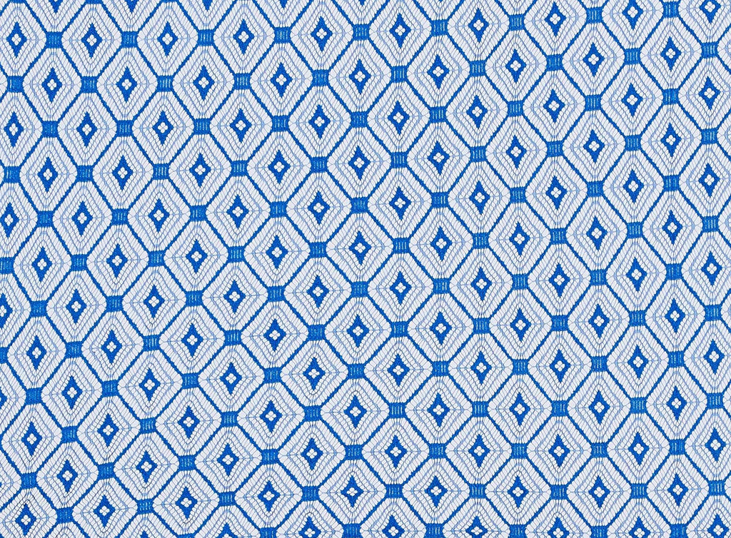 MOD BLUE | 21824 - Diamond Lace - Zelouf Fabrics