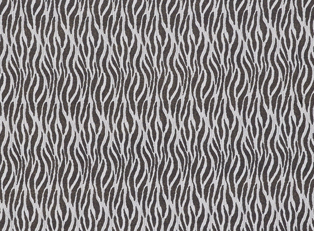 WAVY LACE WITH FOIL [5582]  | 21886-FOIL  - Zelouf Fabrics