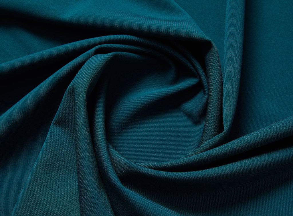 PONTE SCUBA KNIT | 21930 LACE EMERALD - Zelouf Fabrics