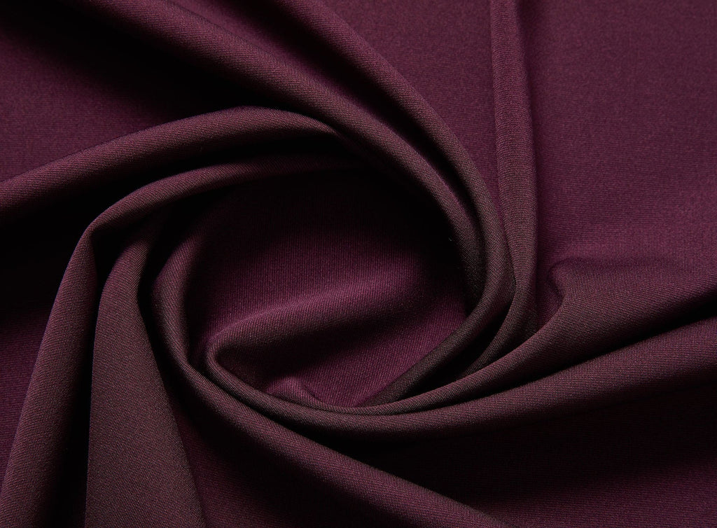 PONTE SCUBA KNIT | 21930 PORT WINE - Zelouf Fabrics