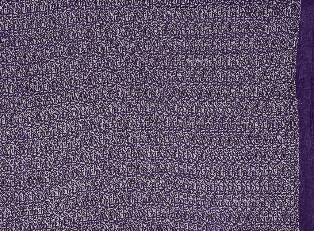 DUSTY PURPLE | 21947 - SEQUIN VELVET [EMB0845A] - Zelouf Fabrics