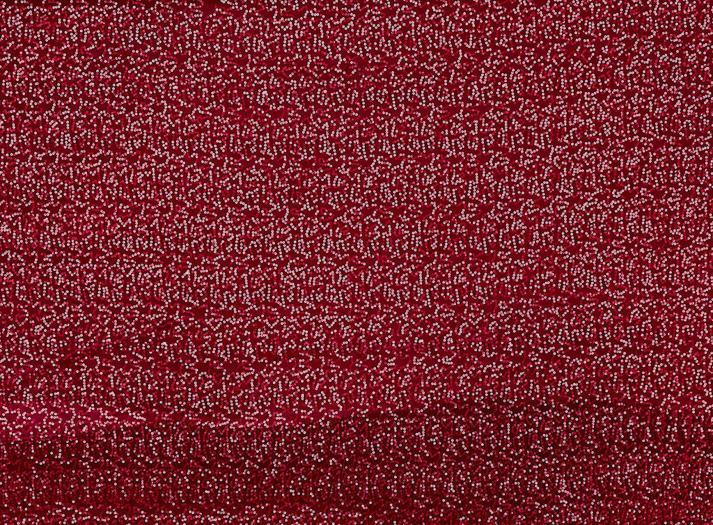 WINE | 21947 - SEQUIN VELVET [EMB0845A] - Zelouf Fabrics