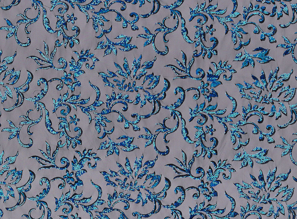 SEQUIN VINE EMBROIDERY  | 21976  - Zelouf Fabrics