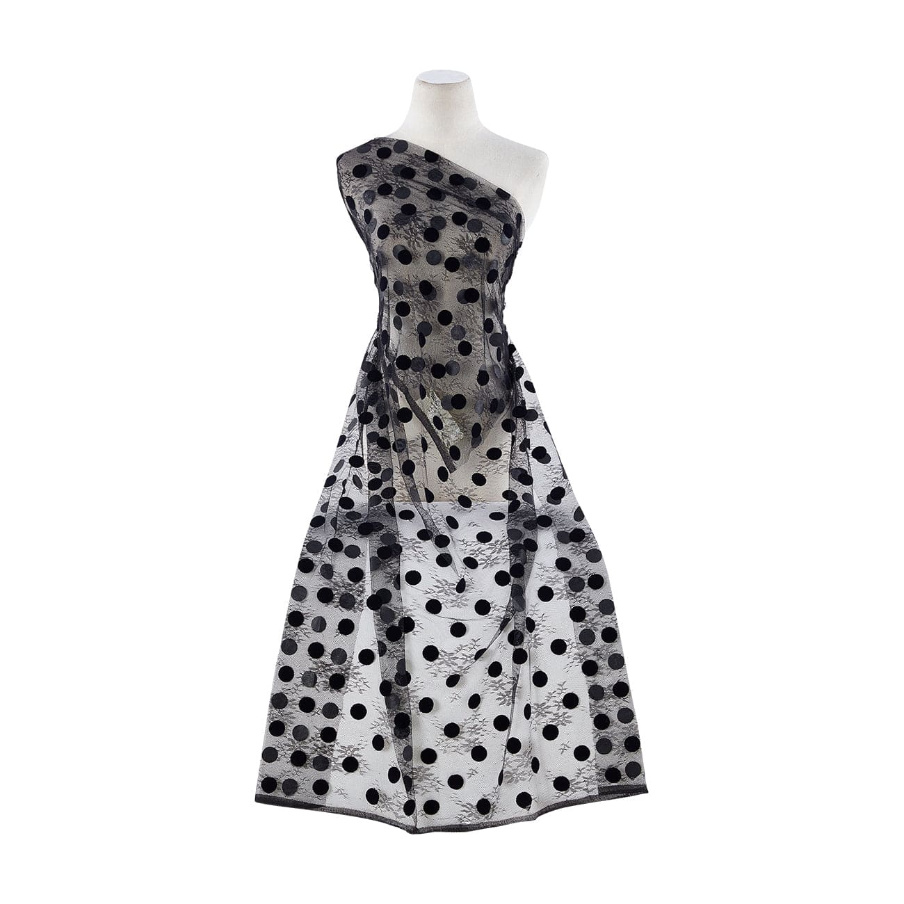 POLKA DOT W/TULLE MESH POLKA DOT W/TULLE MESH