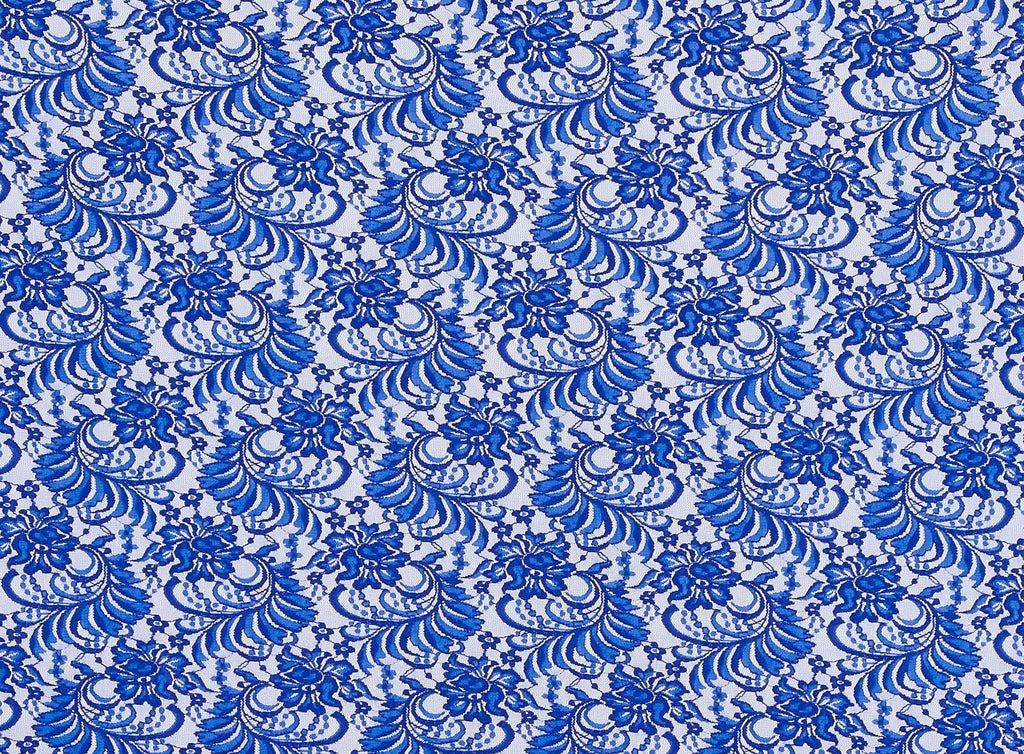 GLORY COBALT | 22161 - MAYA LACE - Zelouf Fabrics