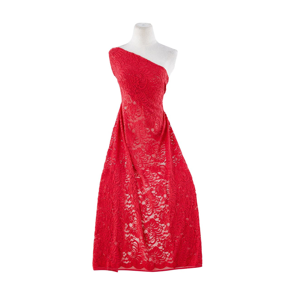 GLORY RED | 22161 - MAYA LACE - Zelouf Fabrics
