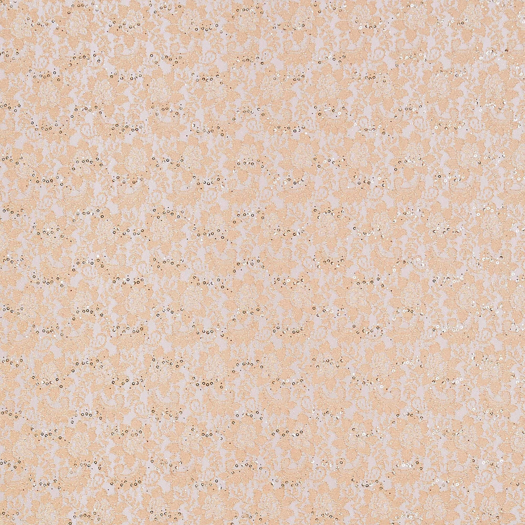ADORED TRANS GLITTER LACE  | 22243-TRANSGLIT FEATHER GOLD - Zelouf Fabrics