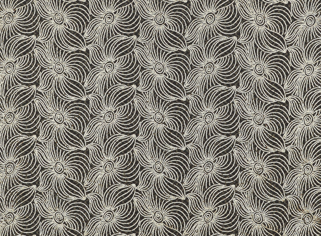 PHOENIX SEQUIN FLOWER LACE  | 22386  - Zelouf Fabrics