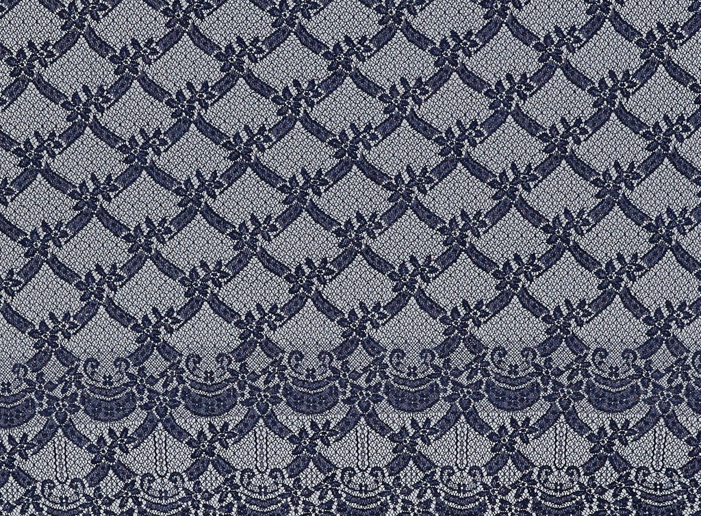 LUCIANA LACE W/ GLITTER [1YRD Panel]  | 22494  - Zelouf Fabrics