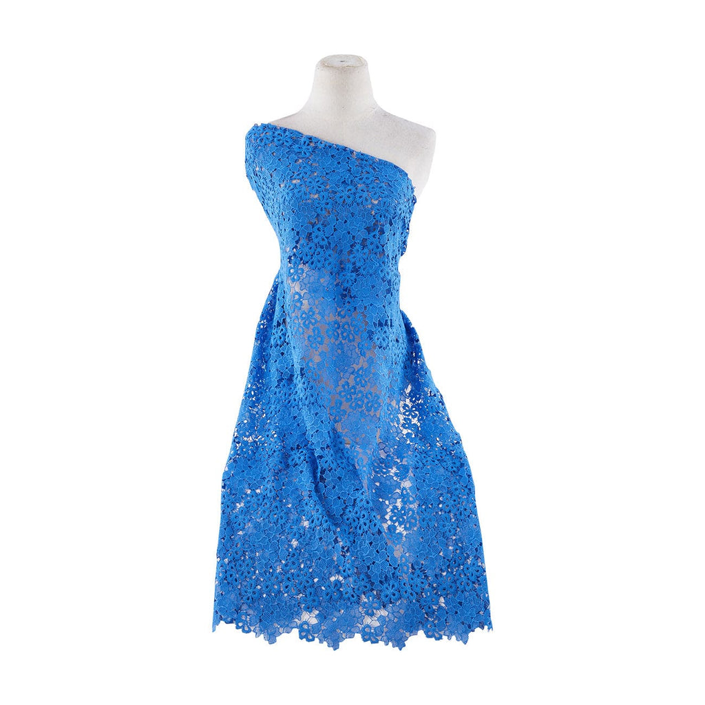 VICTORIA FLORAL LACE  | 22511 DASHING BLUE - Zelouf Fabrics