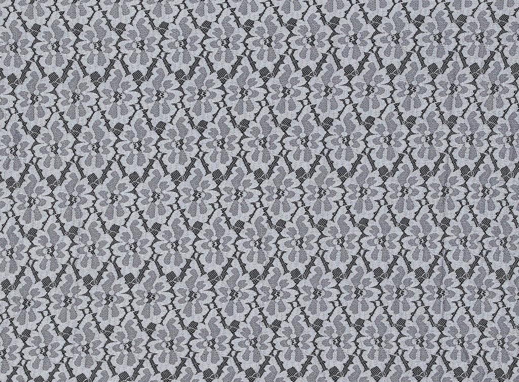 SILVER WHISPER/SIL | 22526 - MALIA FOIL LACE - Zelouf Fabrics