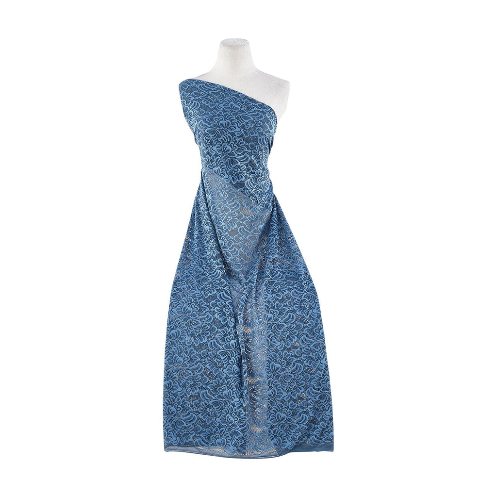 GRACEFUL BLUE | 22528 - ERIN LACE - Zelouf Fabrics