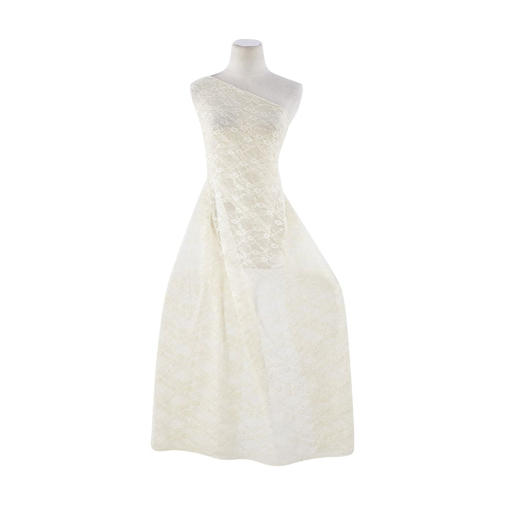 MADDY FLORAL LACE | 22548 VINTAGE IVORY - Zelouf Fabrics