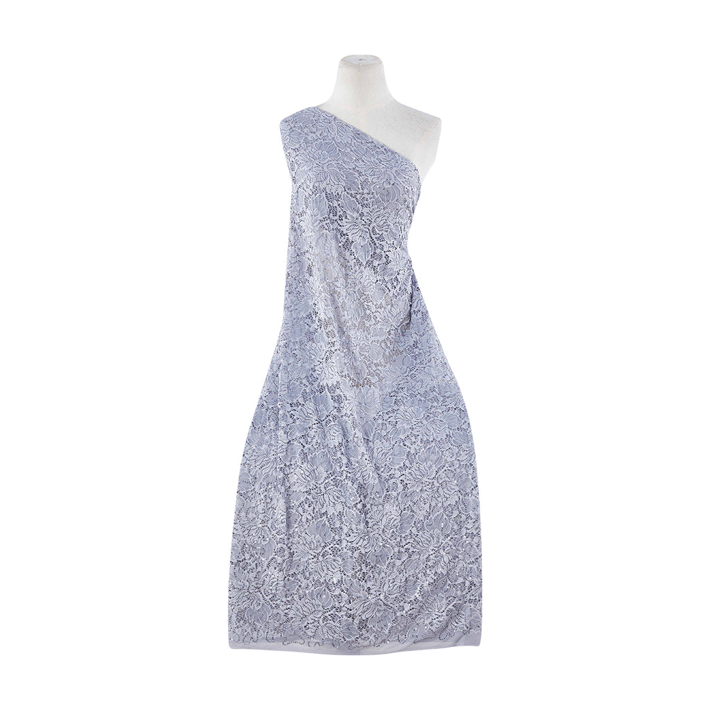 CHAMBRAY MUSE | 22560-SEQUINS - INDIE FLORAL LACE W/SEQUINS - Zelouf Fabrics