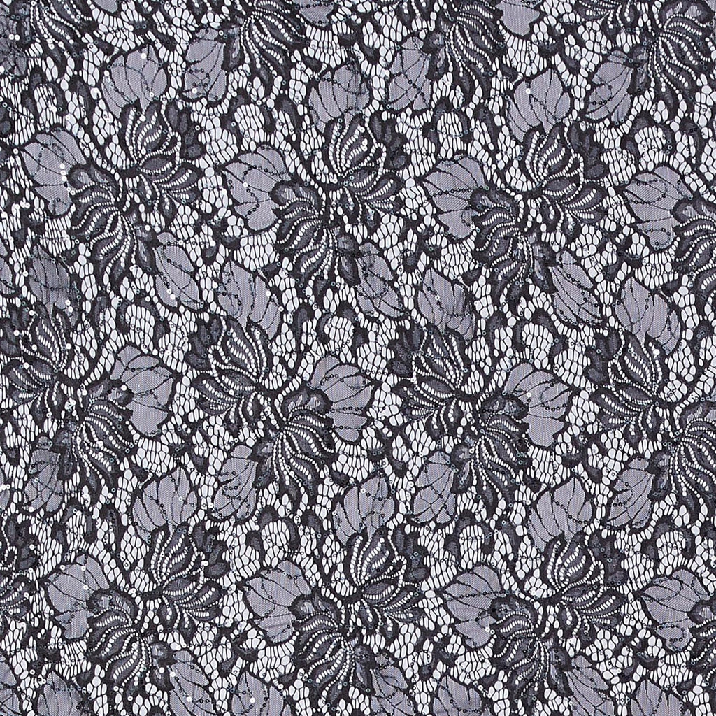 INDIE FLORAL LACE W/SEQUINS  | 22560-SEQUINS  - Zelouf Fabrics