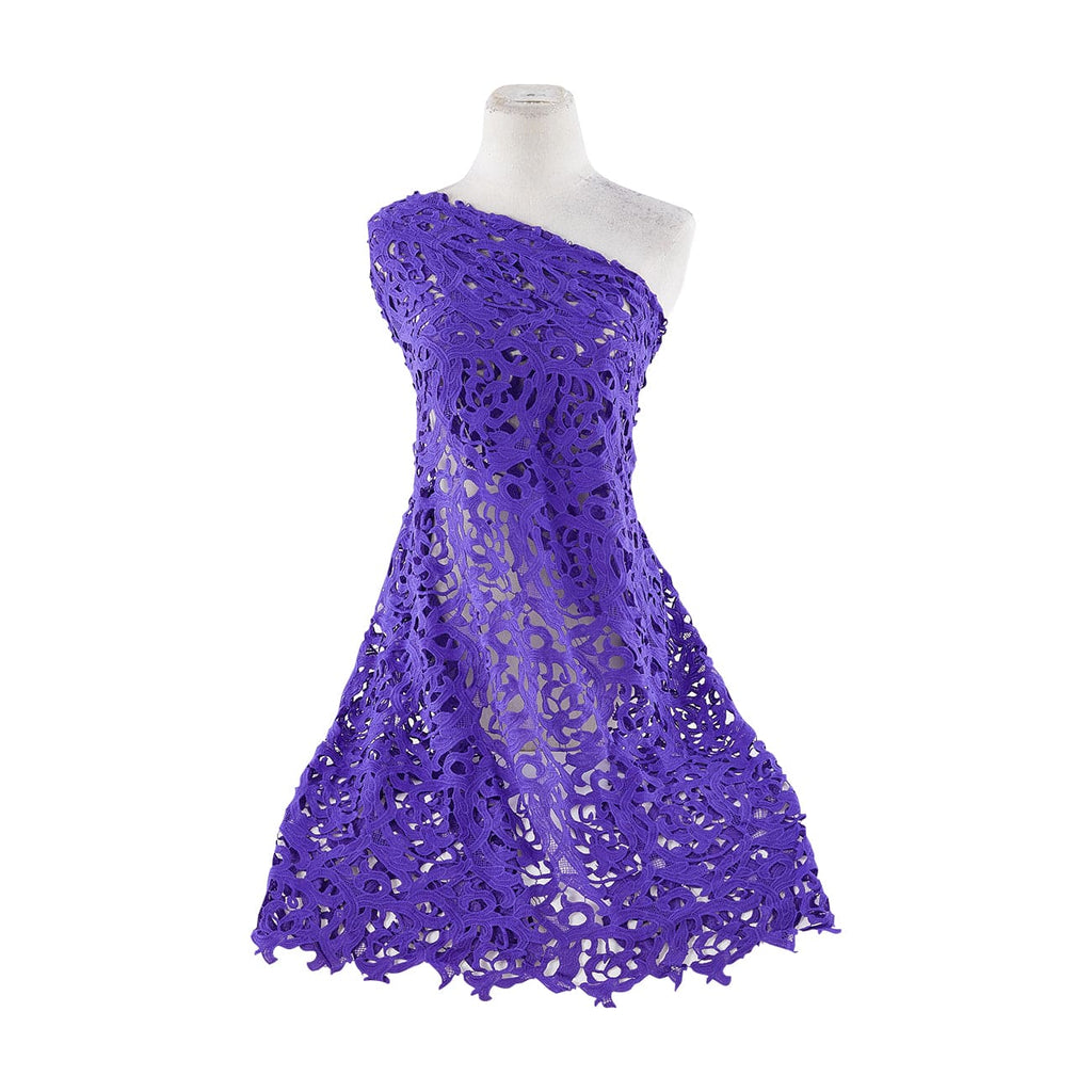 WINTER FLORAL LACE  | 22571 VIOLET OBSESSION - Zelouf Fabrics