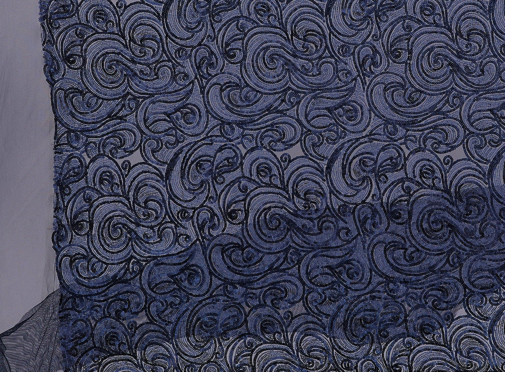FIERCE SEQUINS ON MESH  | 22574  - Zelouf Fabrics