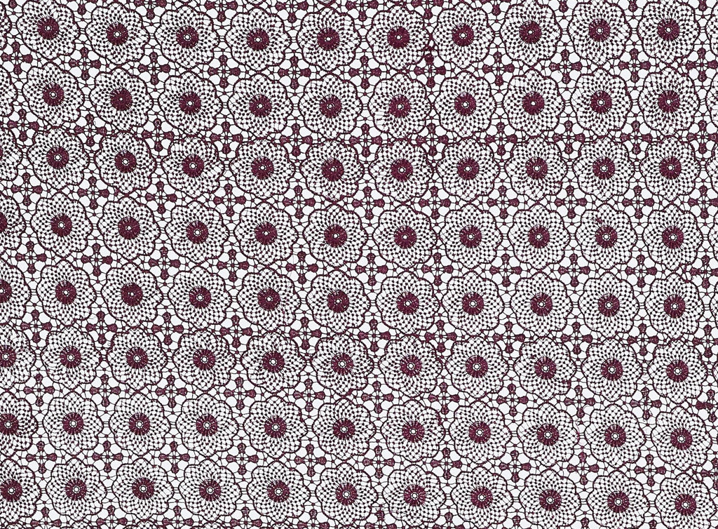 JUSTINE FLOWER CHEMICAL LACE  | 22577  - Zelouf Fabrics