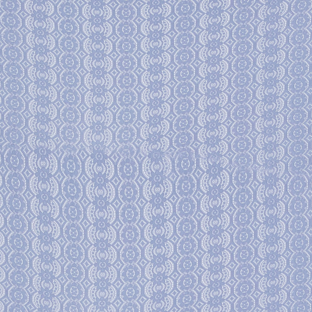 CHAMBRAY MUSE | 22591-BLUE - SMITH FLOWER LACE - Zelouf Fabrics