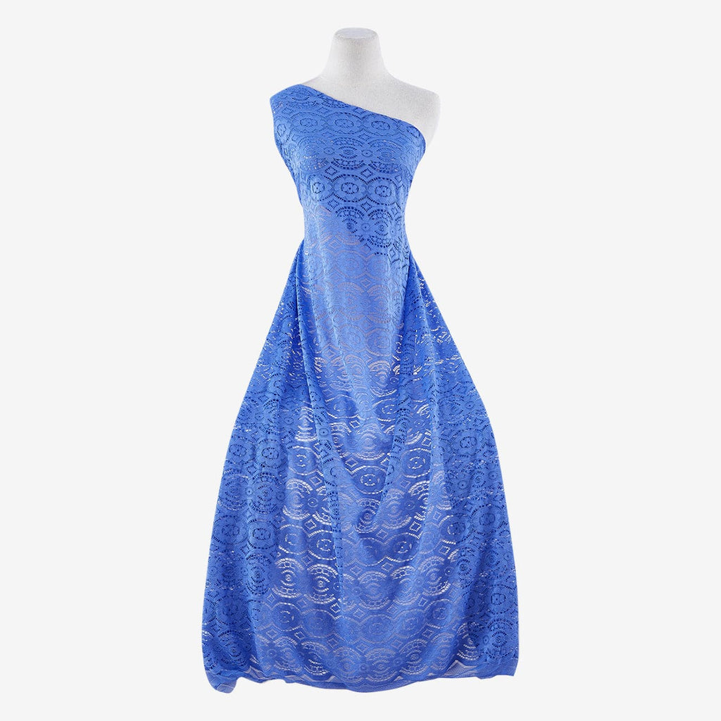 ESSENTIAL PERI | 22591-BLUE - SMITH FLOWER LACE - Zelouf Fabrics