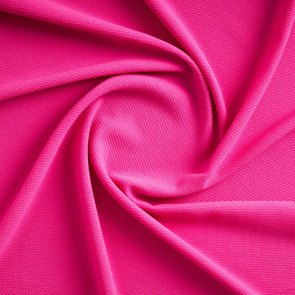 BRILLIANT PINK | 22595 - HILTON CREPE - Zelouf Fabrics