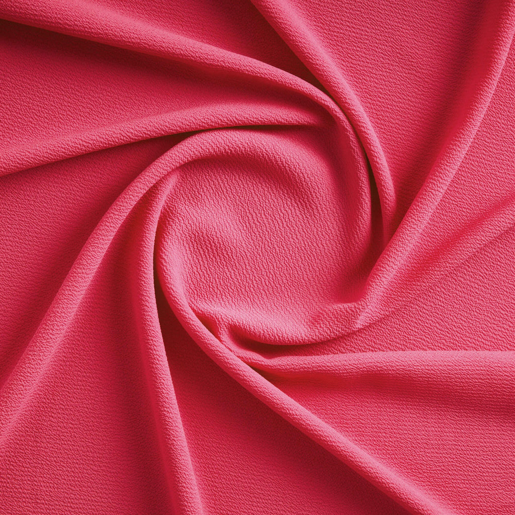 BRILLIANT CHERRY | 22595 - HILTON CREPE - Zelouf Fabrics