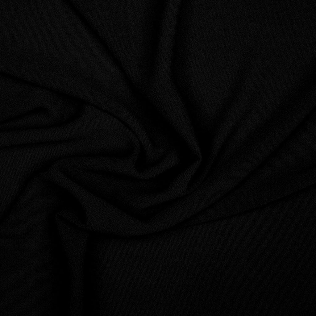 BLACK | 22595- - HILTON CREPE - Zelouf Fabrics