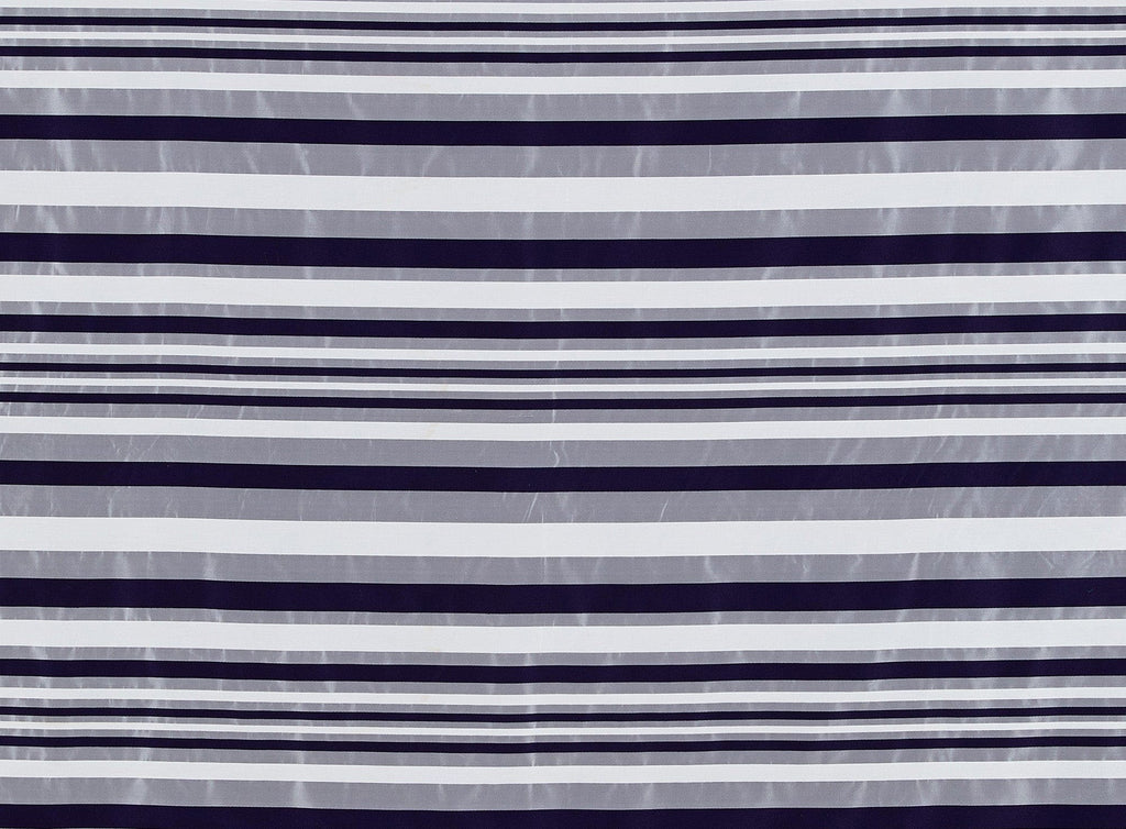 LEVEL STRIPE ON ORGANZA  | 22685  - Zelouf Fabrics
