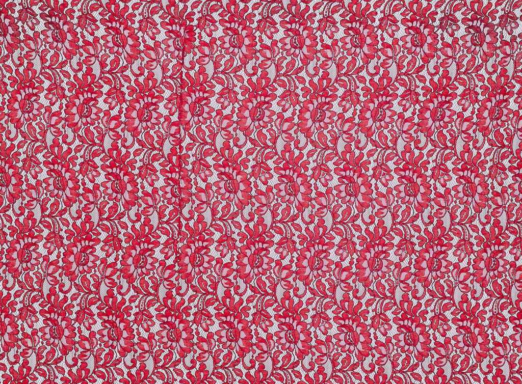 AUDACIOUS RED/WINE | 22715 - SAINT LACE  [1 3/4 YRD PANEL] - Zelouf Fabrics