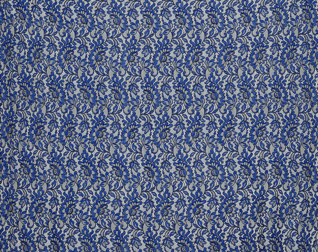 COBALT DELIGHT | 22715-BLUE - SAINT LACE [1 3/4 YRD PANEL] - Zelouf Fabrics