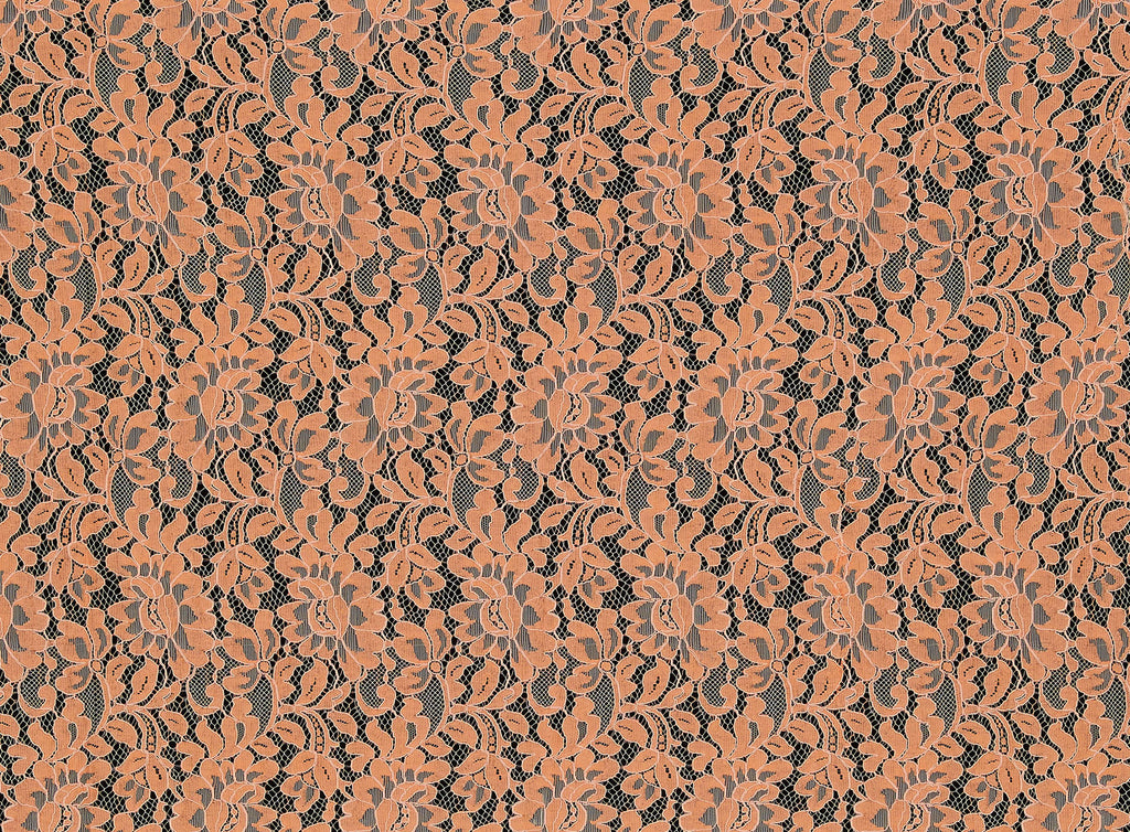 PEACH/CANTELOPE | 22715 - SAINT LACE [1 3/4 YRD PANEL] - Zelouf Fabrics