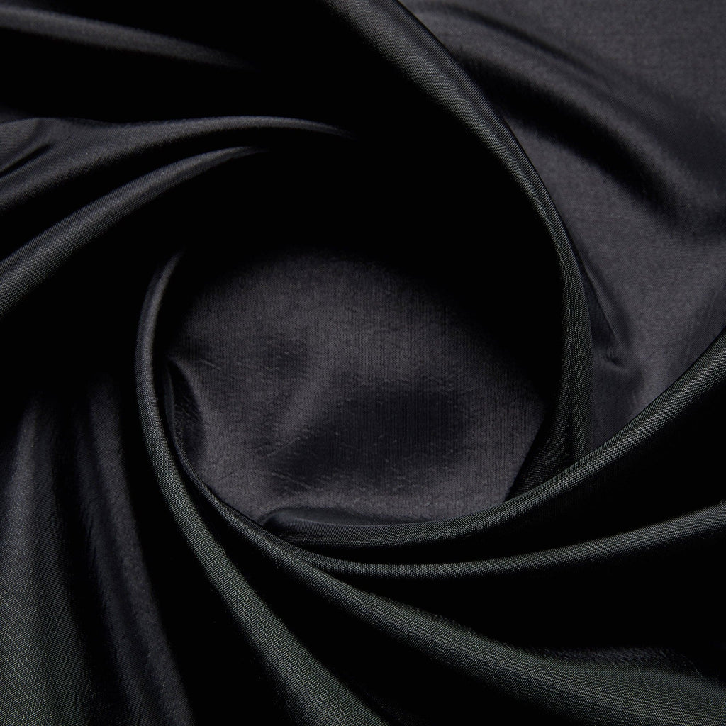 JEWEL TAFFETA | 22719 BLACK - Zelouf Fabrics