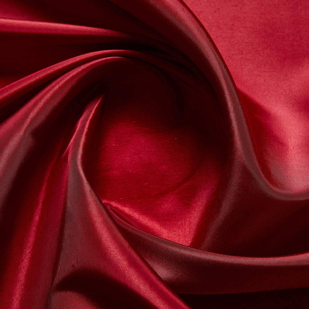 JEWEL TAFFETA | 22719 RED - Zelouf Fabrics