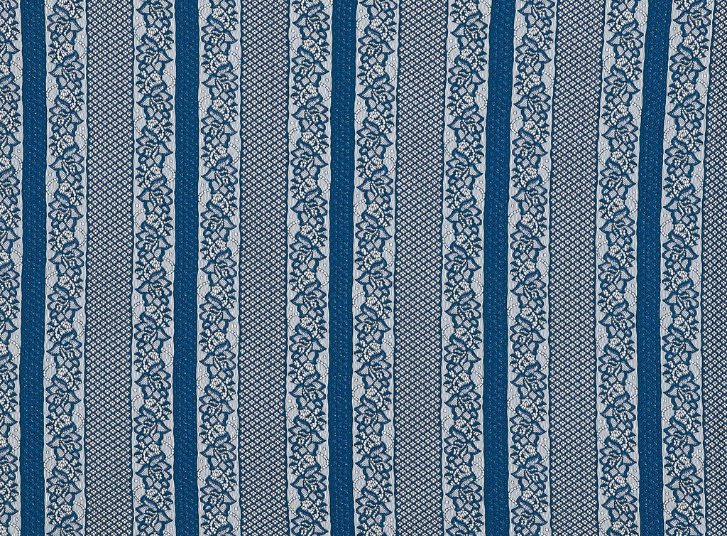 SHOW ME STRIPE FLORAL LACE  | 22814  - Zelouf Fabrics