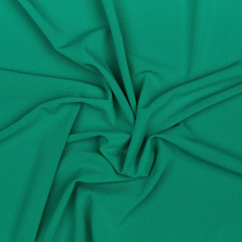 ESSENTIAL EMERALD | 22817-GREEN - COIN CREPE ITY - Zelouf Fabrics