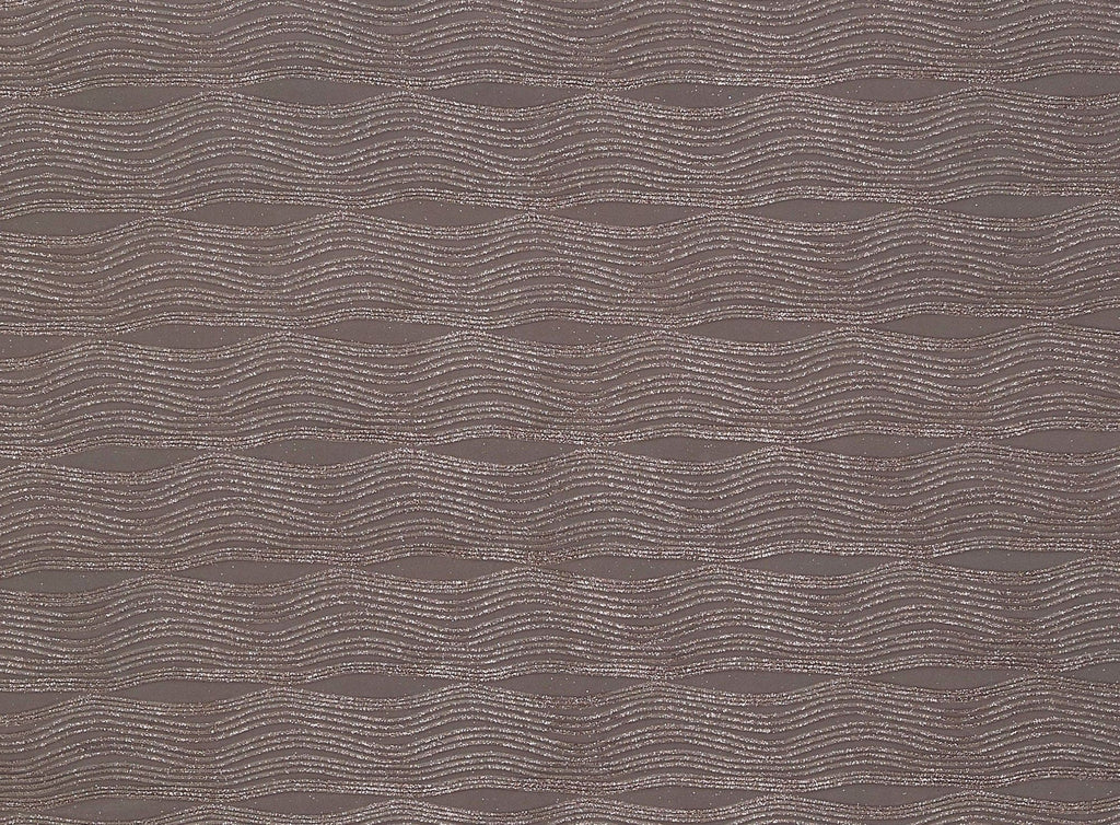 TAUPE HONOR | 22820-GLITTER - LEIA STRIPED KNIT WITH GLITTER - Zelouf Fabrics