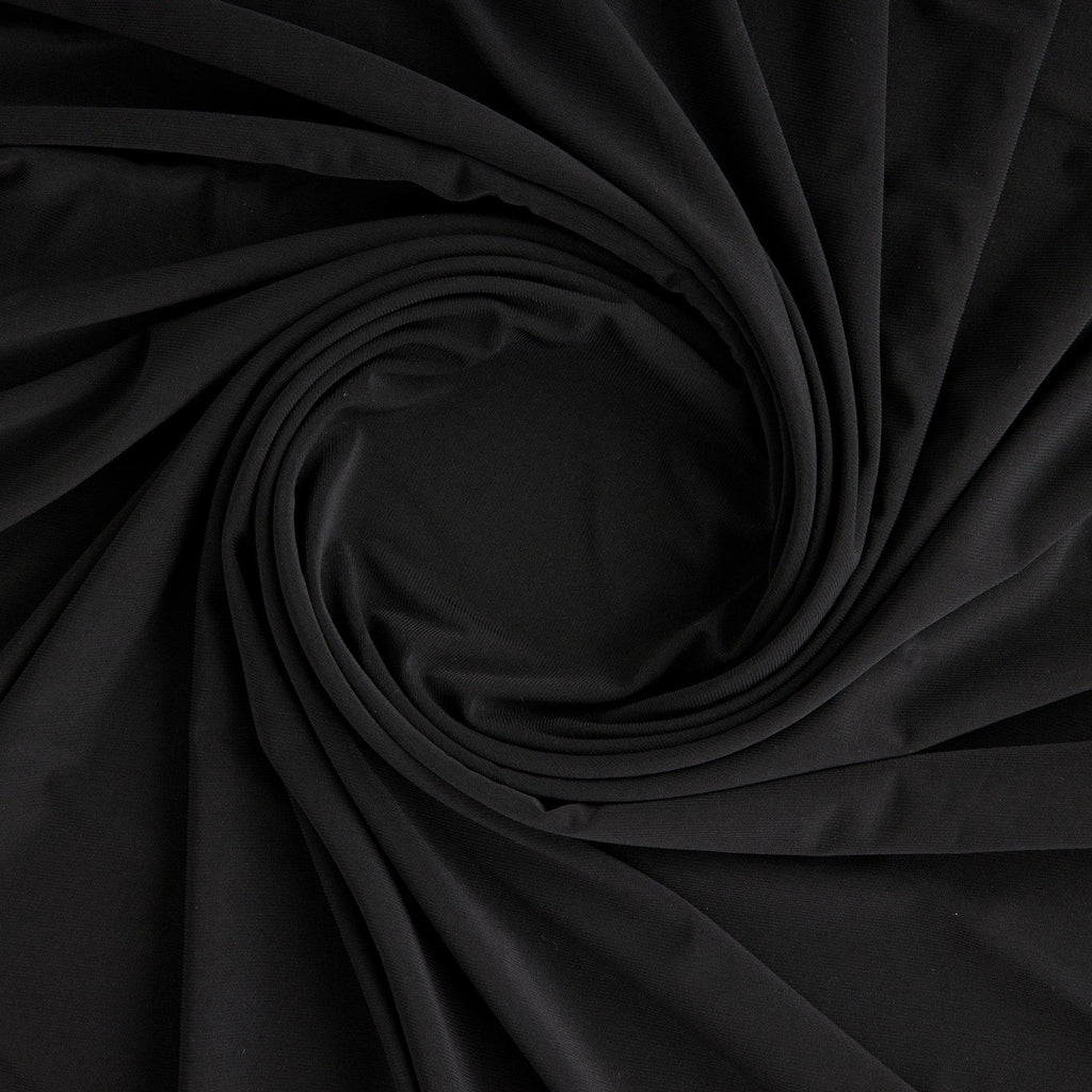 HEAVY ITY JERSEY KNIT | 2298 BLACK - Zelouf Fabrics
