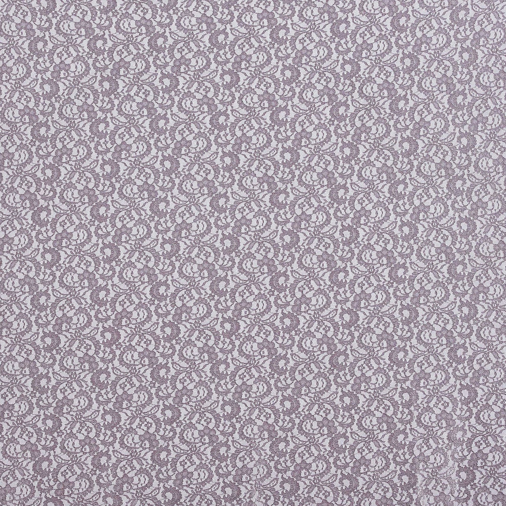 TAUPE SHADOW | 23073SC-GLITTER-BROWN - RAVIE LACE W/GLITTER & SCALLOP - Zelouf Fabrics